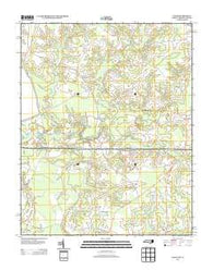 Gates North Carolina Historical topographic map, 1:24000 scale, 7.5 X 7.5 Minute, Year 2013