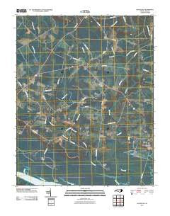 Gatesville North Carolina Historical topographic map, 1:24000 scale, 7.5 X 7.5 Minute, Year 2010