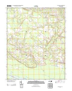 Gatesville North Carolina Historical topographic map, 1:24000 scale, 7.5 X 7.5 Minute, Year 2013