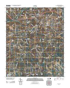 Ghio North Carolina Historical topographic map, 1:24000 scale, 7.5 X 7.5 Minute, Year 2011