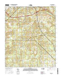 Ghio North Carolina Current topographic map, 1:24000 scale, 7.5 X 7.5 Minute, Year 2016