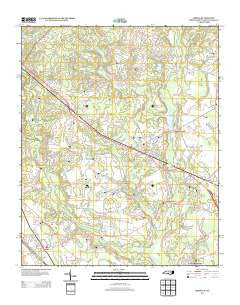 Gibson North Carolina Historical topographic map, 1:24000 scale, 7.5 X 7.5 Minute, Year 2013