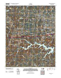 Gibsonville North Carolina Historical topographic map, 1:24000 scale, 7.5 X 7.5 Minute, Year 2010
