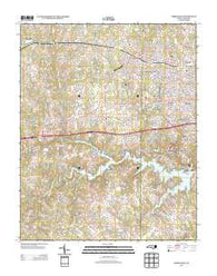 Gibsonville North Carolina Historical topographic map, 1:24000 scale, 7.5 X 7.5 Minute, Year 2013