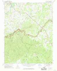 Glade Valley North Carolina Historical topographic map, 1:24000 scale, 7.5 X 7.5 Minute, Year 1968