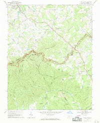 Glade Valley North Carolina Historical topographic map, 1:24000 scale, 7.5 X 7.5 Minute, Year 1968