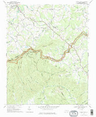 Glade Valley North Carolina Historical topographic map, 1:24000 scale, 7.5 X 7.5 Minute, Year 1968