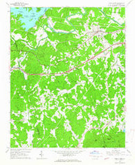 Glen Alpine North Carolina Historical topographic map, 1:24000 scale, 7.5 X 7.5 Minute, Year 1962