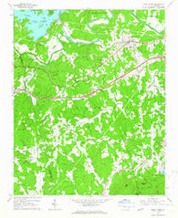 Glen Alpine North Carolina Historical topographic map, 1:24000 scale, 7.5 X 7.5 Minute, Year 1962