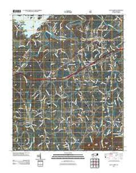 Glen Alpine North Carolina Historical topographic map, 1:24000 scale, 7.5 X 7.5 Minute, Year 2011