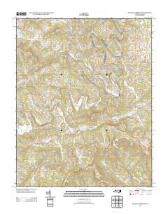 Glendale Springs North Carolina Historical topographic map, 1:24000 scale, 7.5 X 7.5 Minute, Year 2013