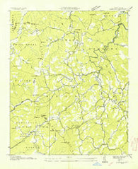 Glenville North Carolina Historical topographic map, 1:24000 scale, 7.5 X 7.5 Minute, Year 1935