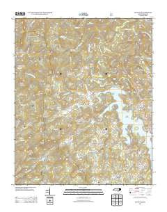 Glenville North Carolina Historical topographic map, 1:24000 scale, 7.5 X 7.5 Minute, Year 2013
