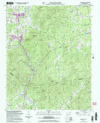 Glenwood North Carolina Historical topographic map, 1:24000 scale, 7.5 X 7.5 Minute, Year 2002