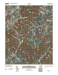 Glenwood North Carolina Historical topographic map, 1:24000 scale, 7.5 X 7.5 Minute, Year 2010