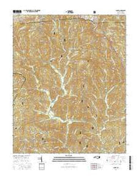 Globe North Carolina Current topographic map, 1:24000 scale, 7.5 X 7.5 Minute, Year 2016