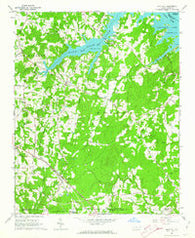 Gold Hill North Carolina Historical topographic map, 1:24000 scale, 7.5 X 7.5 Minute, Year 1962