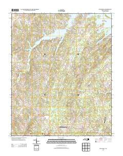 Gold Hill North Carolina Historical topographic map, 1:24000 scale, 7.5 X 7.5 Minute, Year 2013