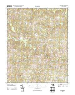 Gold Sand North Carolina Historical topographic map, 1:24000 scale, 7.5 X 7.5 Minute, Year 2013
