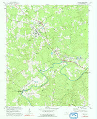 Goldston North Carolina Historical topographic map, 1:24000 scale, 7.5 X 7.5 Minute, Year 1970