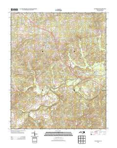 Goldston North Carolina Historical topographic map, 1:24000 scale, 7.5 X 7.5 Minute, Year 2013