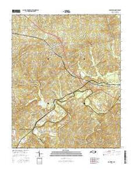 Goldston North Carolina Current topographic map, 1:24000 scale, 7.5 X 7.5 Minute, Year 2016