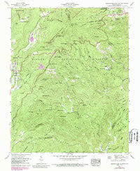 Grandfather Mountain North Carolina Historical topographic map, 1:24000 scale, 7.5 X 7.5 Minute, Year 1960