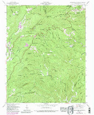 Grandfather Mountain North Carolina Historical topographic map, 1:24000 scale, 7.5 X 7.5 Minute, Year 1960
