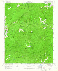 Grandfather Mountain North Carolina Historical topographic map, 1:24000 scale, 7.5 X 7.5 Minute, Year 1960