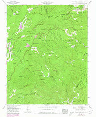 Grandfather Mountain North Carolina Historical topographic map, 1:24000 scale, 7.5 X 7.5 Minute, Year 1960