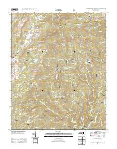 Grandfather Mountain North Carolina Historical topographic map, 1:24000 scale, 7.5 X 7.5 Minute, Year 2013