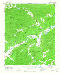 Grandin North Carolina Historical topographic map, 1:24000 scale, 7.5 X 7.5 Minute, Year 1966