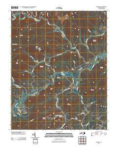 Grandin North Carolina Historical topographic map, 1:24000 scale, 7.5 X 7.5 Minute, Year 2010