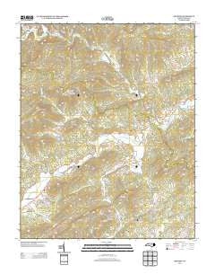 Grandin North Carolina Historical topographic map, 1:24000 scale, 7.5 X 7.5 Minute, Year 2013