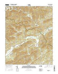 Grandin North Carolina Current topographic map, 1:24000 scale, 7.5 X 7.5 Minute, Year 2016