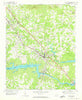 Granite Falls North Carolina Historical topographic map, 1:24000 scale, 7.5 X 7.5 Minute, Year 1970