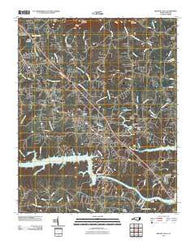 Granite Falls North Carolina Historical topographic map, 1:24000 scale, 7.5 X 7.5 Minute, Year 2010