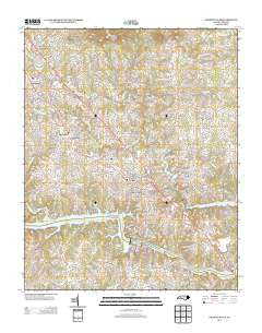 Granite Falls North Carolina Historical topographic map, 1:24000 scale, 7.5 X 7.5 Minute, Year 2013