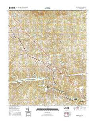 Granite Falls North Carolina Current topographic map, 1:24000 scale, 7.5 X 7.5 Minute, Year 2016