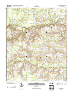 Grantham North Carolina Historical topographic map, 1:24000 scale, 7.5 X 7.5 Minute, Year 2013
