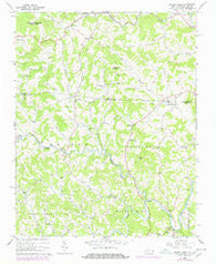 Grassy Creek North Carolina Historical topographic map, 1:24000 scale, 7.5 X 7.5 Minute, Year 1966