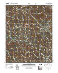 Grassy Creek North Carolina Historical topographic map, 1:24000 scale, 7.5 X 7.5 Minute, Year 2011