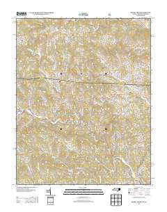 Grassy Creek North Carolina Historical topographic map, 1:24000 scale, 7.5 X 7.5 Minute, Year 2013