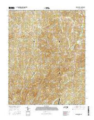 Grays Chapel North Carolina Current topographic map, 1:24000 scale, 7.5 X 7.5 Minute, Year 2016