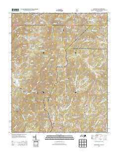 Grayson North Carolina Historical topographic map, 1:24000 scale, 7.5 X 7.5 Minute, Year 2013