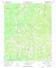 Green Level North Carolina Historical topographic map, 1:24000 scale, 7.5 X 7.5 Minute, Year 1973