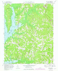 Green Level North Carolina Historical topographic map, 1:24000 scale, 7.5 X 7.5 Minute, Year 1973