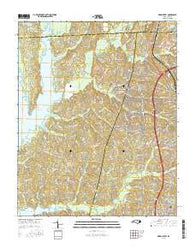 Green Level North Carolina Current topographic map, 1:24000 scale, 7.5 X 7.5 Minute, Year 2016