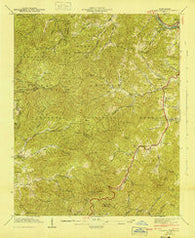 Greens Creek North Carolina Historical topographic map, 1:24000 scale, 7.5 X 7.5 Minute, Year 1941