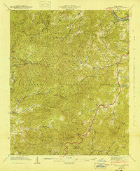 Greens Creek North Carolina Historical topographic map, 1:24000 scale, 7.5 X 7.5 Minute, Year 1941